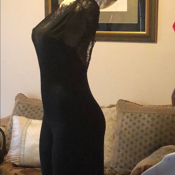 Vintage Rare Victoria’s secret blk lacy jumpsuit S - Picture 7 of 7